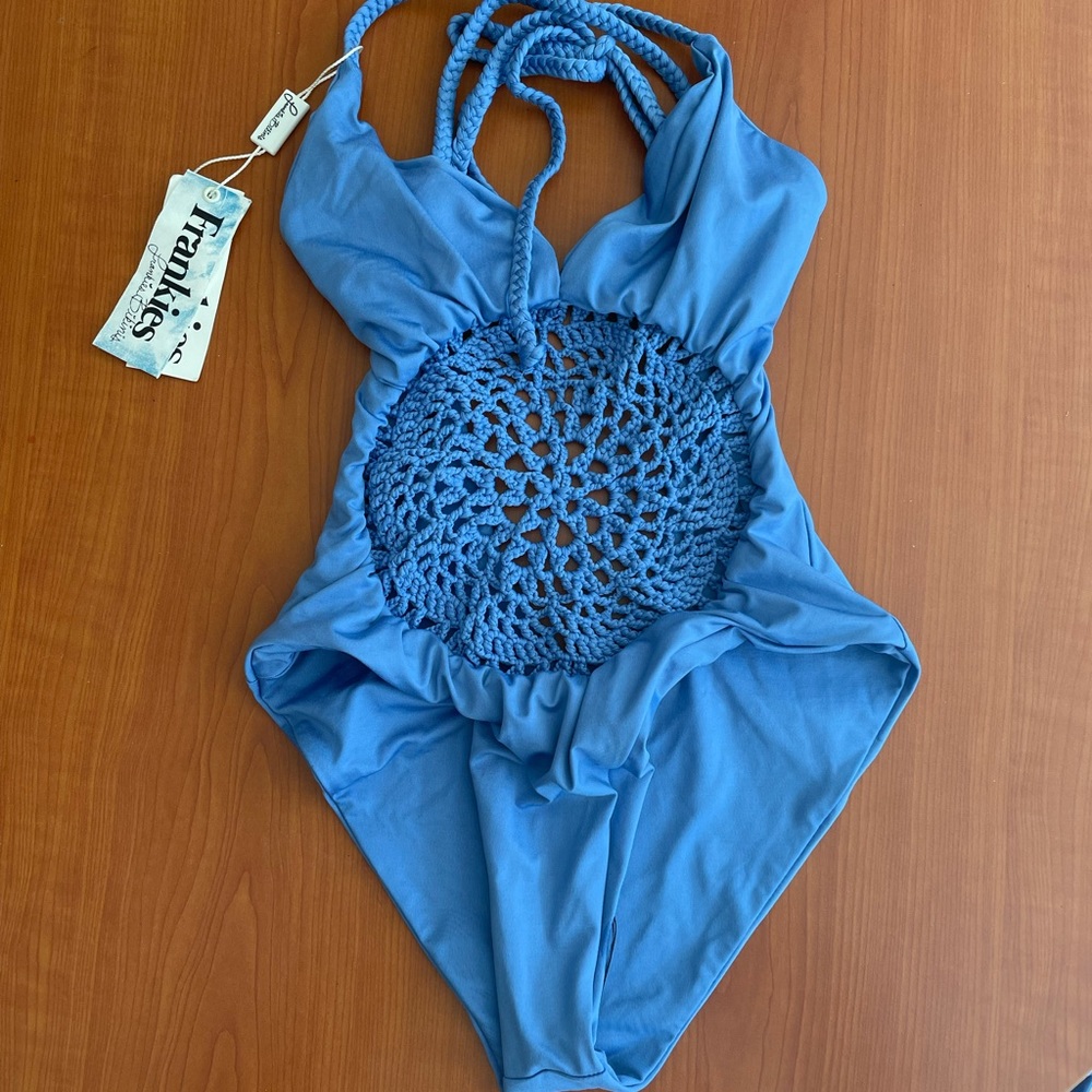 Frankies Bikinis Poppy in Marine SIZE SMALL